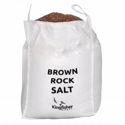 1 Tonne / 1000kg Brown De-icing Rock Salt