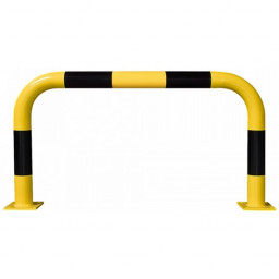 Black Bull Steel Collision Protection Guard - 600 x 1000mm - Yellow and Black