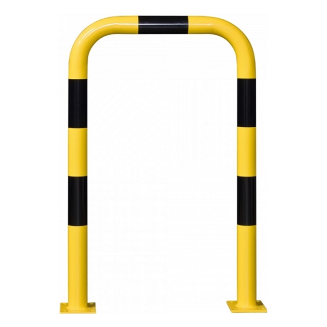 Black Bull Steel Collision Protection Guard - 1200 x 750mm - Yellow and Black