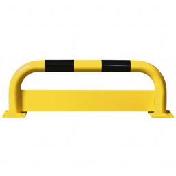 Black Bull Steel Protection Guard with Underrun Panel - 350 x 1000mm - Yellow and Black