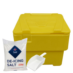2 Cu Ft Grit Bin Winter Pack - 60 Litre / 65 kg capacity
