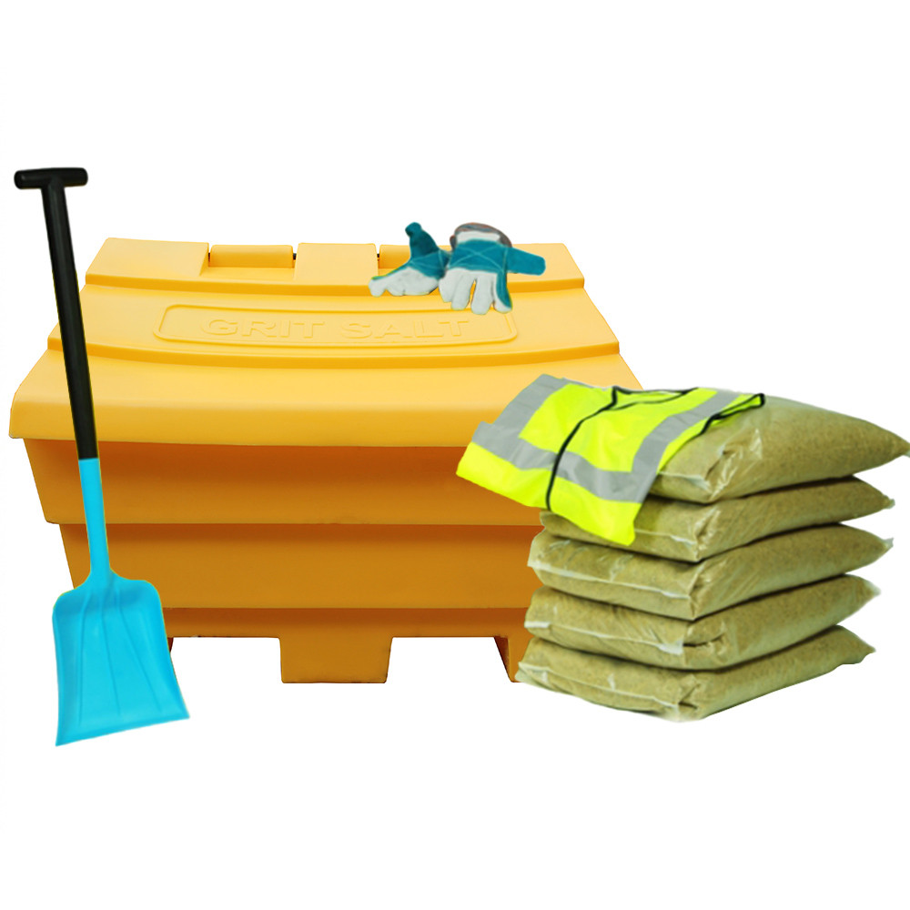 6 Cu Ft Grit Bin Winter Pack