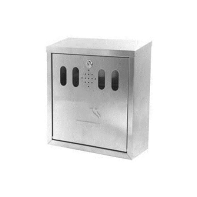 Wall Mounted Stainless Steel Cigarette Bin