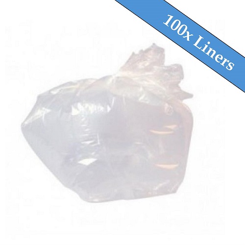 Heavy Duty Clear Bin Liners 22" x 33" x 47"- 100 Liners Per Box