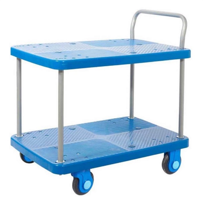 ProPlaz Super Silent Two Tier Platform Trolley - 300kg Capacity