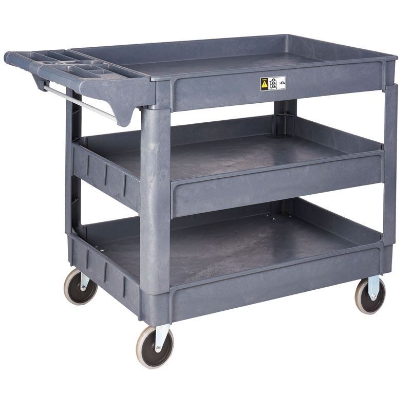 Plastic Service Trolley - 3 Trays