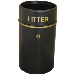Eco Recycled Open Top Litter Bin - 70 Litre