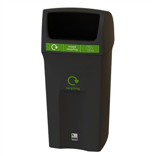 Envirobin Recycling Bin with Hooded Lid - 100 Litre