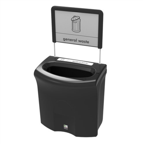 Mini Meridian Open Top Recycling Bin - 87 Litre