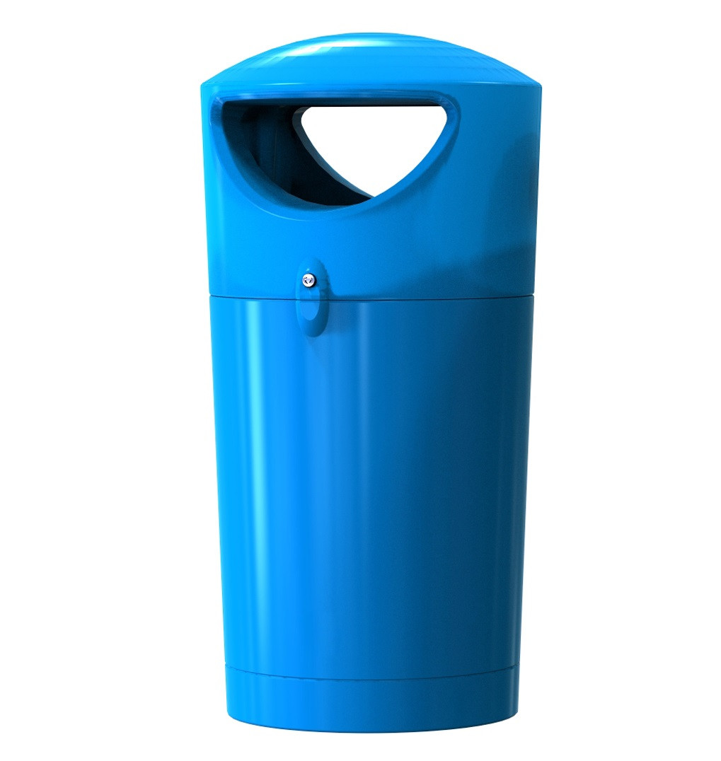 Metro Hooded Top Litter Bin - 100 Litre
