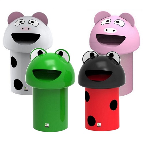 Set of 4 MiniBuddie Litter Bins