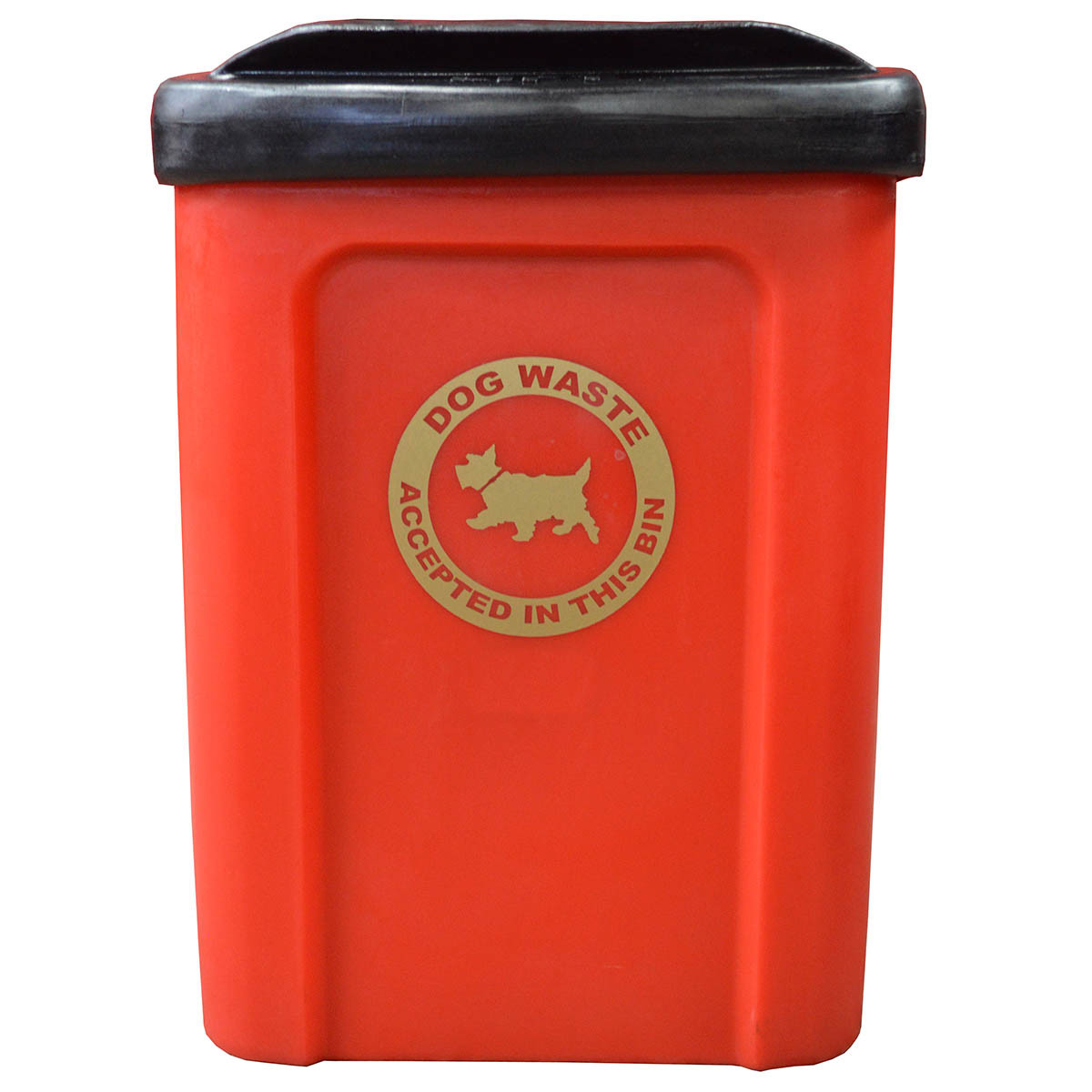Apollo Dog Waste Bin - front view