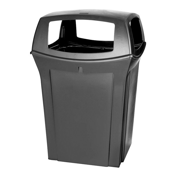 Rubbermaid Large Ranger Litter Bin with 4 Apertures - 170 Litre