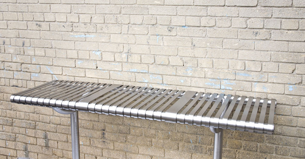 The Promenade Stainless Steel Bench
