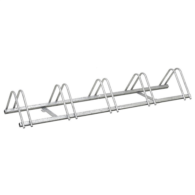 5 Space Galvanised Cycle Rack