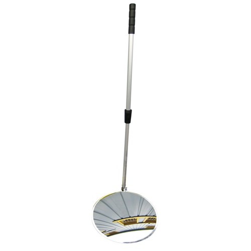 300mm Diameter Polymir Portable Inspection Mirror with 1.2 metre Telescopic Pole
