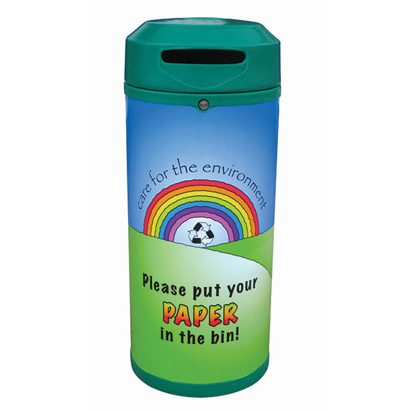 Paper 2024 recycling bin