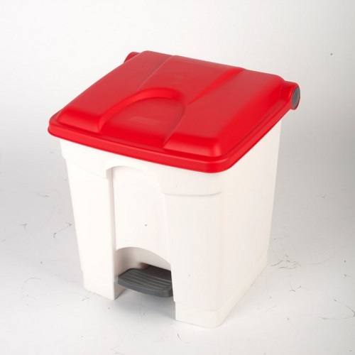 Plastic Pedal Operated Recycling Bin - 30 Litre