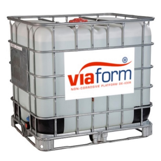 Viaform Non-Corrosive Liquid De-Icer - 1000 Litre IBC