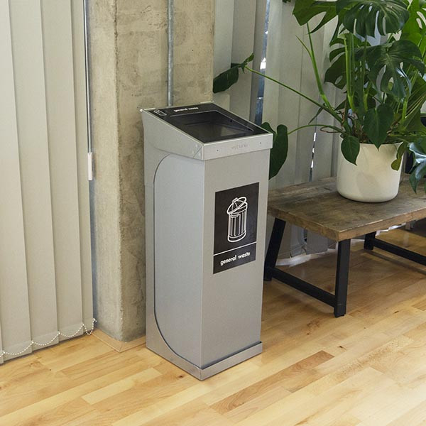 C-Bin Recycling Bin - grey and general waste
