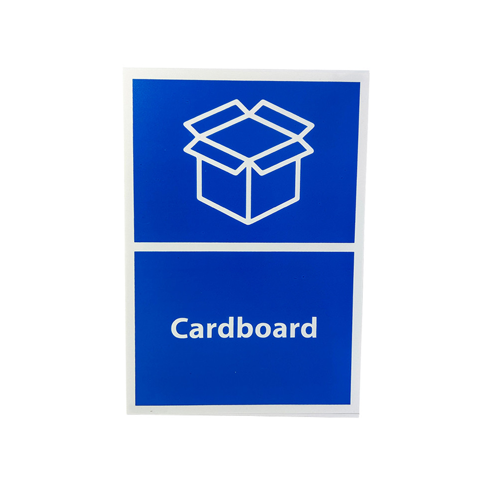 A4 Cardboard Recycling Sticker