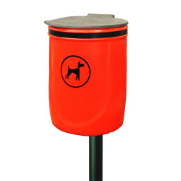 Post Mountable Doggybin Dog Waste Bin
