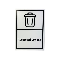 A4 Bin Signs - Bin Shop