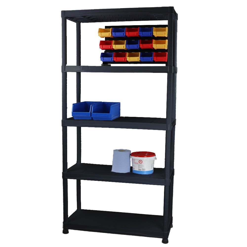 Economy Garage Storage Shelving - 4 or 5 Shelves