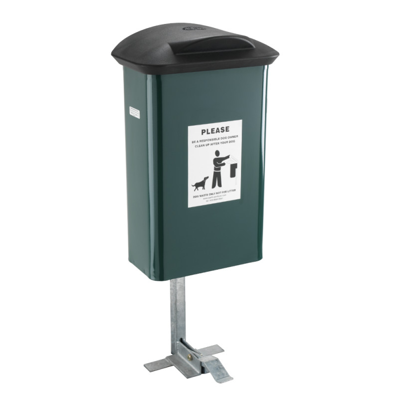 Pedal Operated Dog Waste Bin 45 Litre Bin Shop