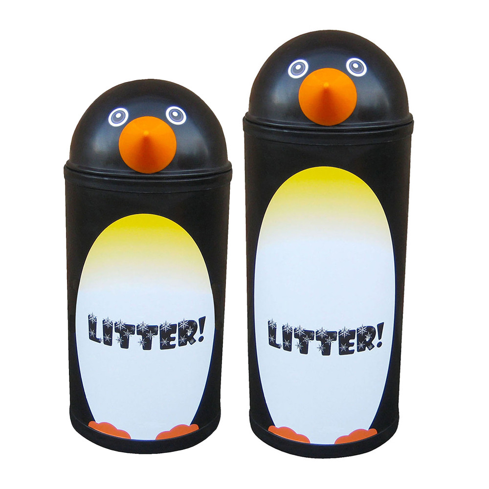 Animal Kingdom Penguin Litter Bins