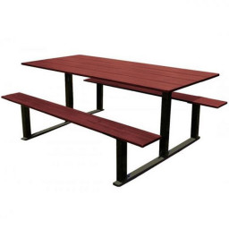 Riga Wood and Steel Picnic Table