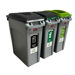 Simpler Recycling Rubbermaid Station - Slim Jim 60L