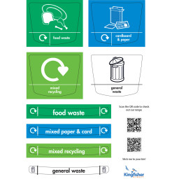 Simpler Recycling Premium Bin Stickers - Stackinbin